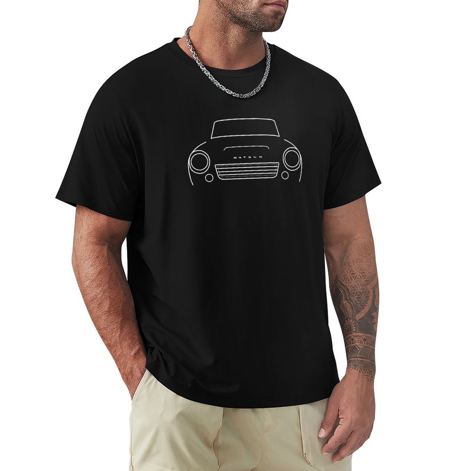 Men'S Fashion 1960S - Футболка с графическим изображением классического автомобиля
