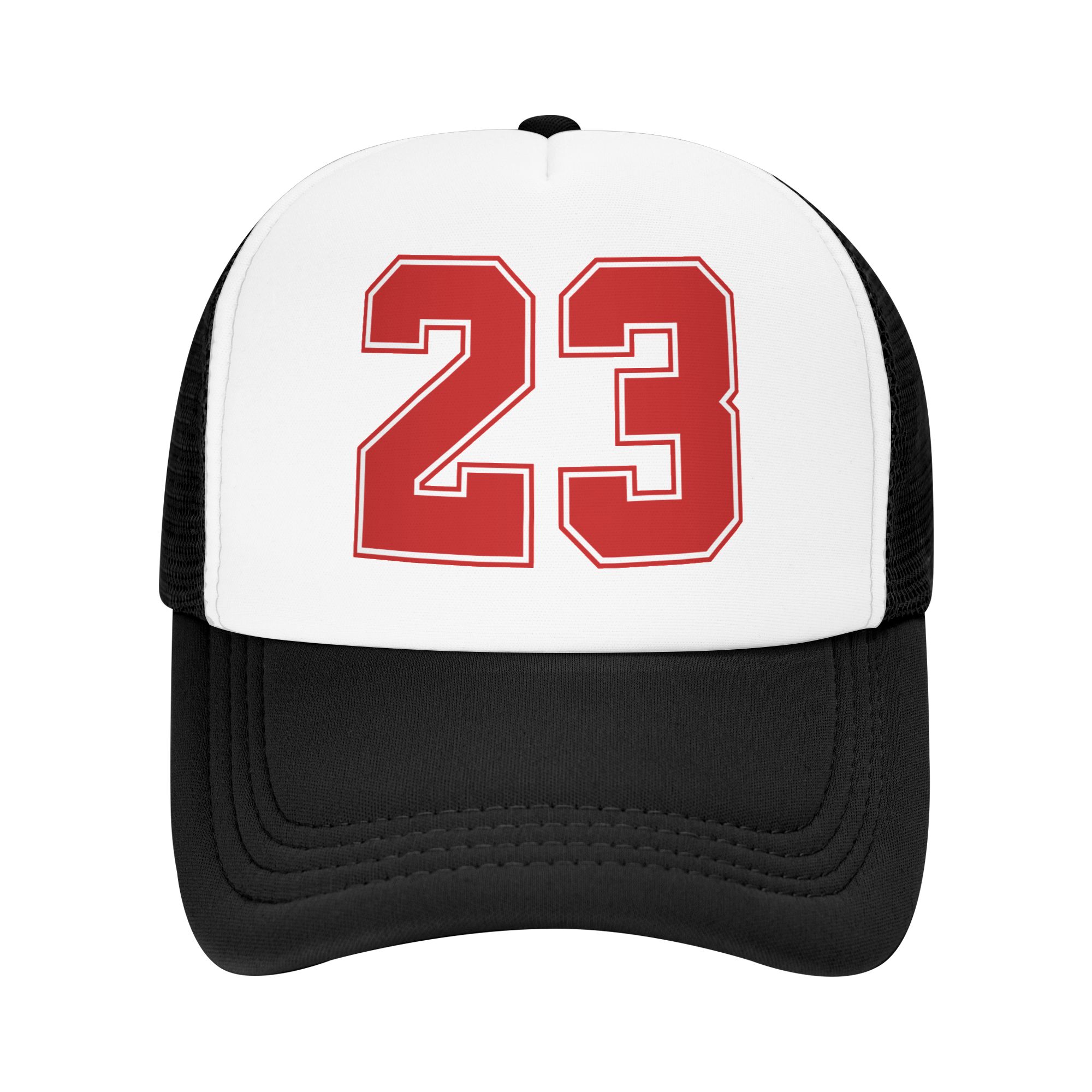 Trucker Hat Cap - Классическая бейсболка с номером 23 для