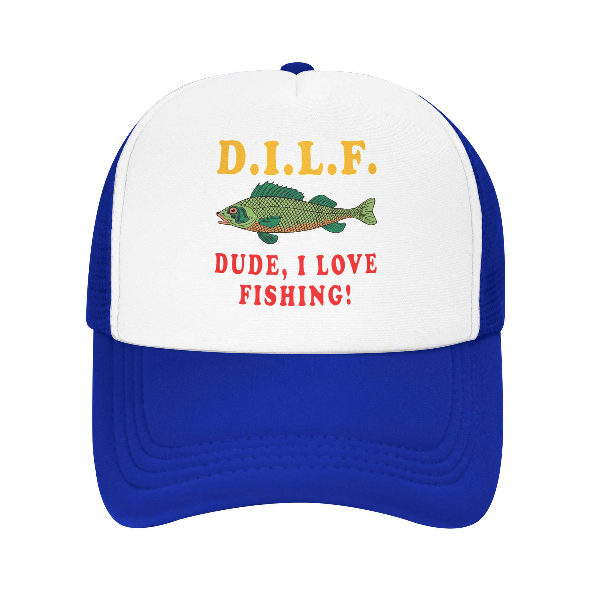 Trucker Hat Cap - Бейсболка-тракер с мемом «Dude I Love