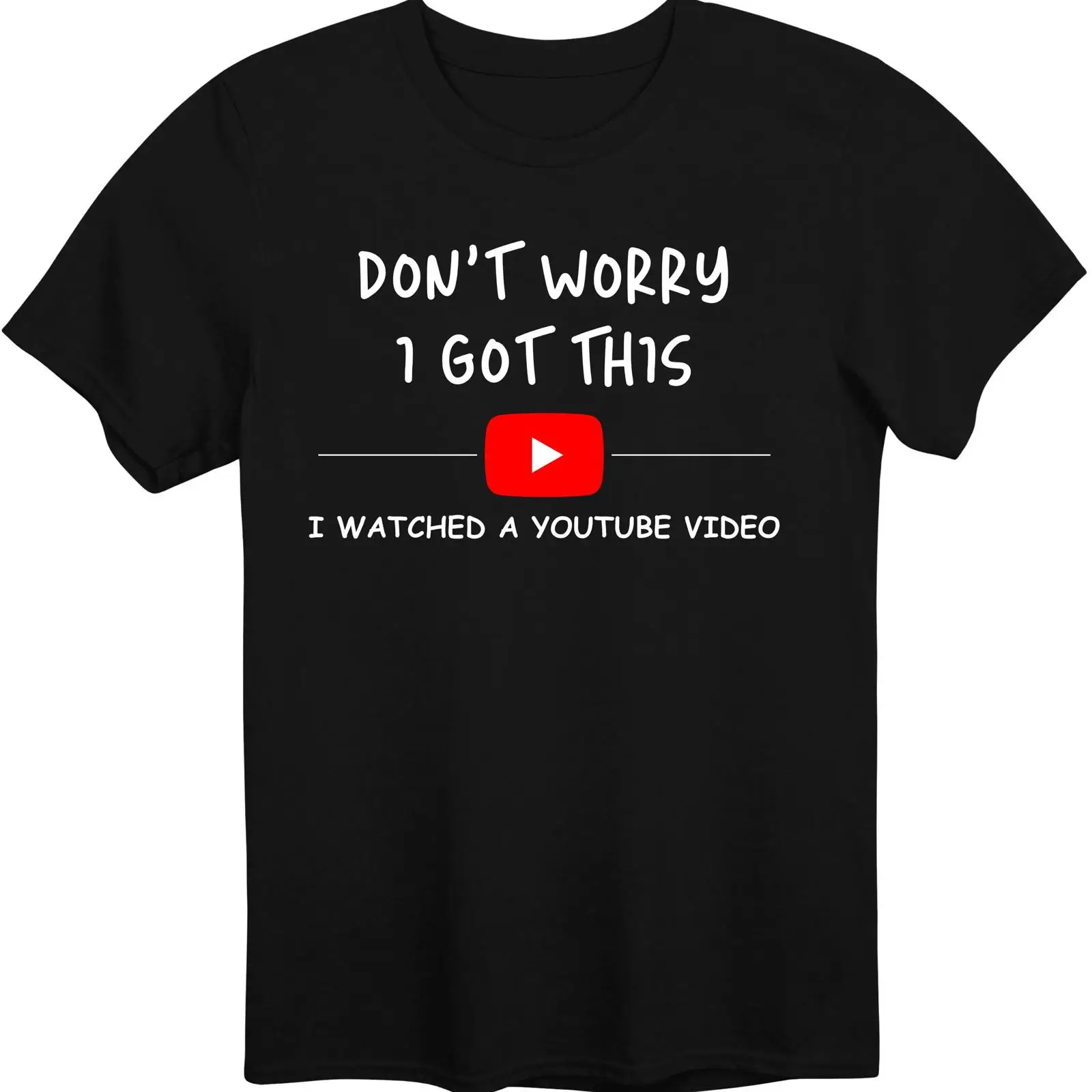 Men'S Fashion Youtube - Футболка с сертификатом YouTube, забавная одежда