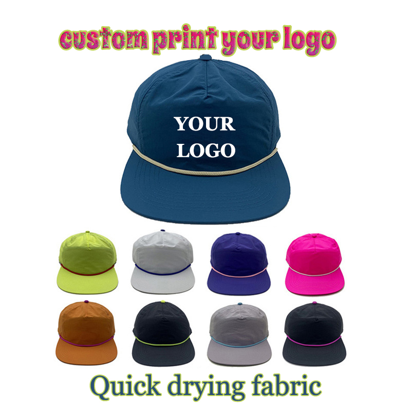 Trucker Hat Cap - Быстросохнущая легкая тонкая 5-панельная бейсболка с
