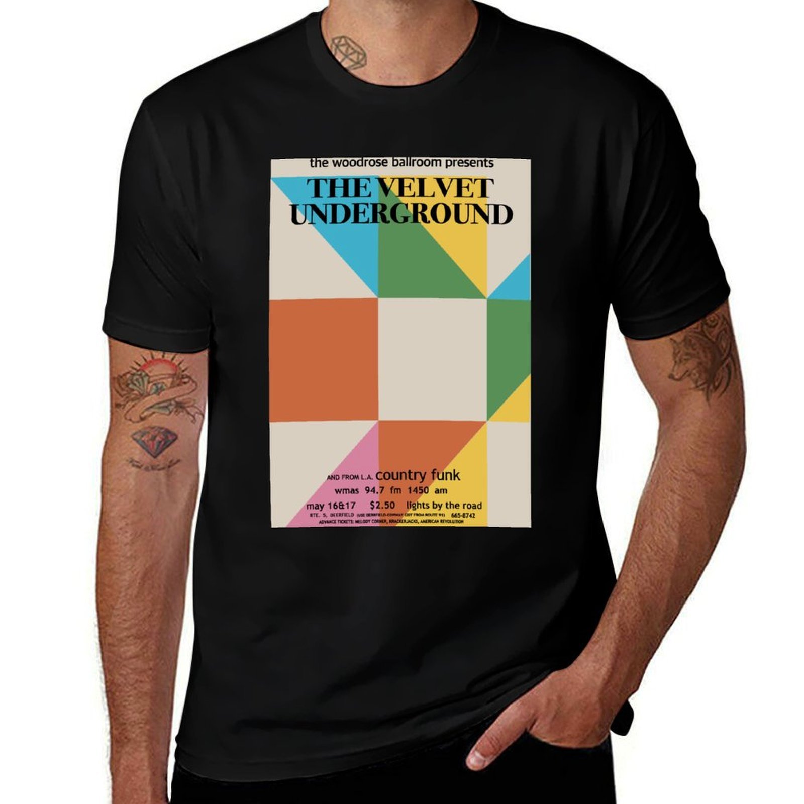 Men'S Fashion 1960S - Футболка Velvet Underground в винтажном стиле