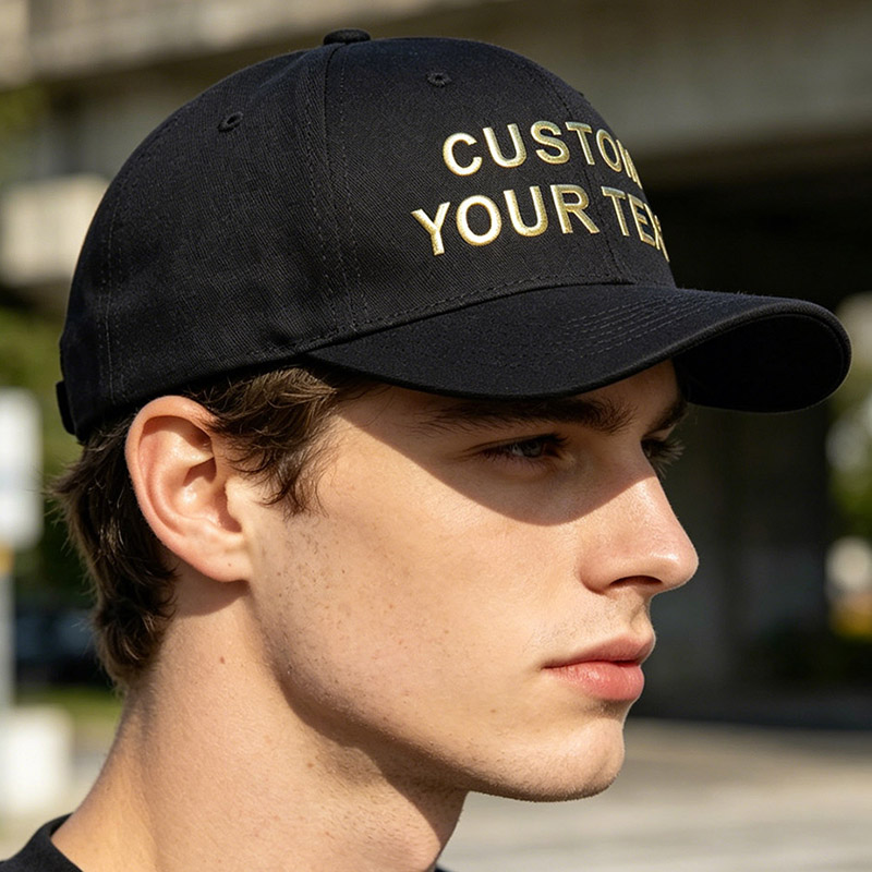 Trucker Hat Cap - Кепка-тракер с 3D-текстом на заказ, однотонная,