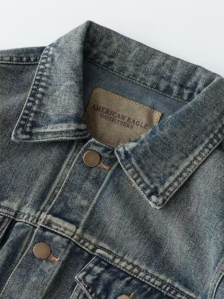 Осень и весна, новая модная од – обзор и цена Mens Fashion Denim Jacket