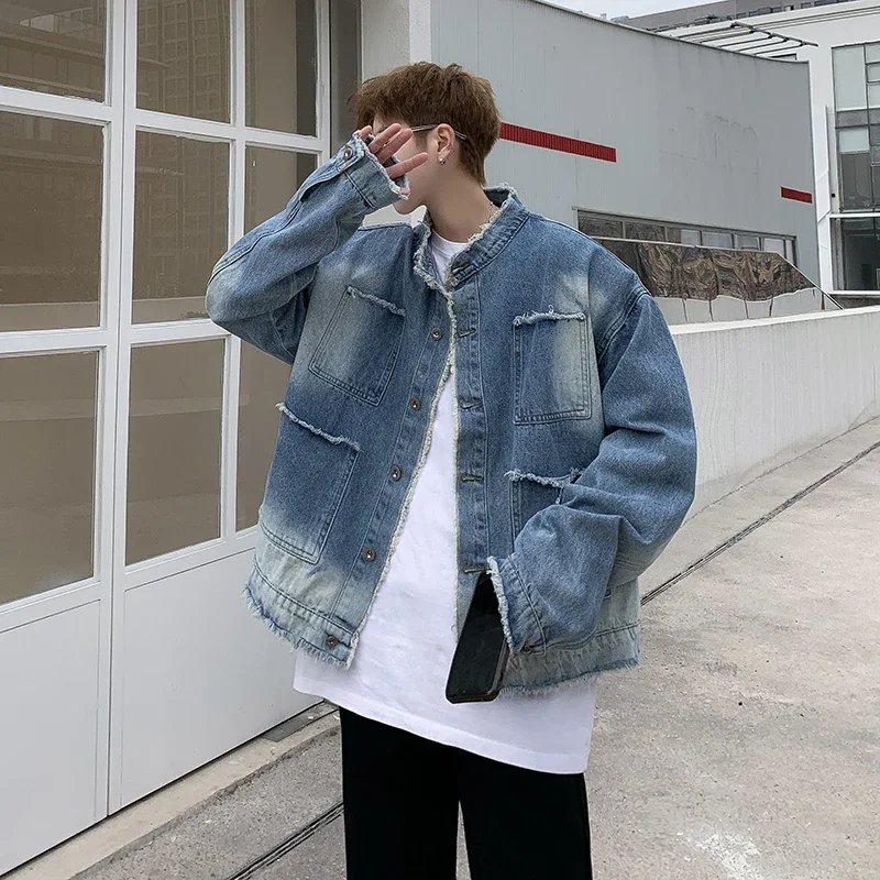 Мужская джинсовая куртка в аме – обзор и цена Mens Fashion Denim Jacket
