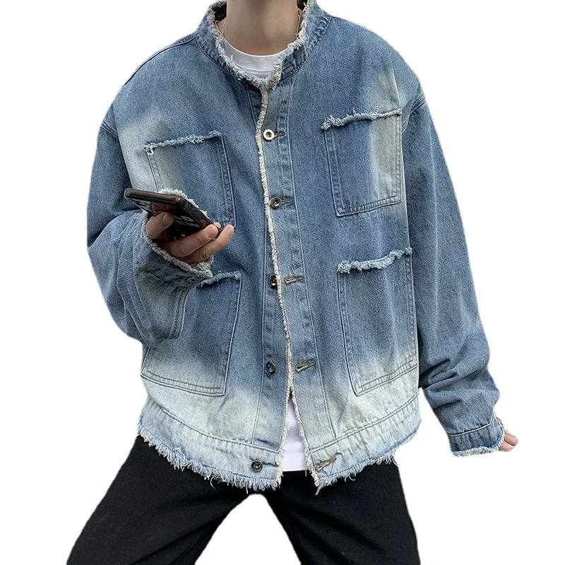 Мужская джинсовая куртка в аме – обзор и цена Mens Fashion Denim Jacket