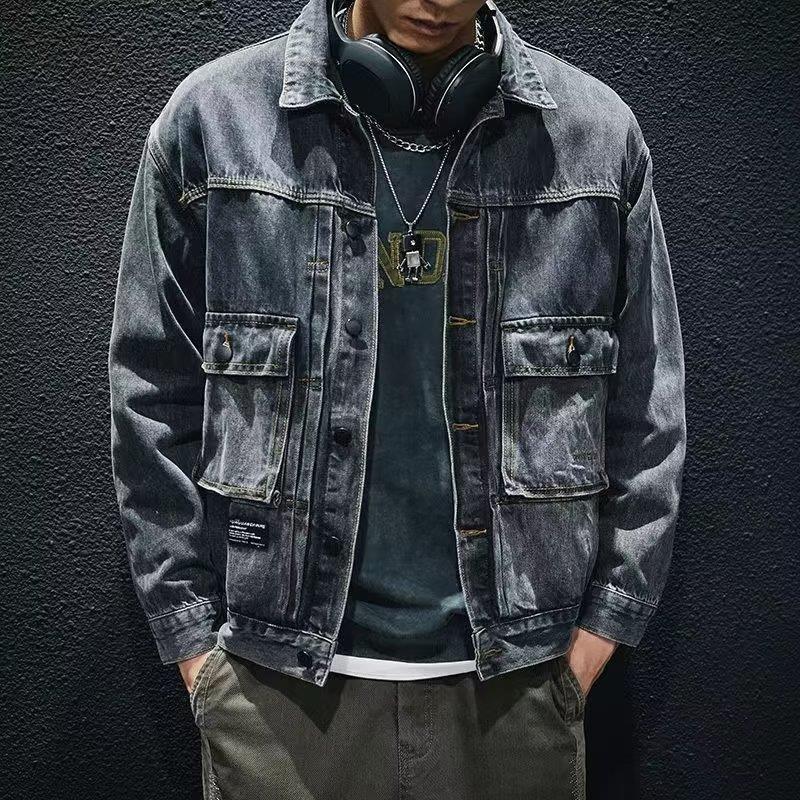 Куртка мужская джинсовая с кар – обзор и цена Mens Fashion Denim Jacket