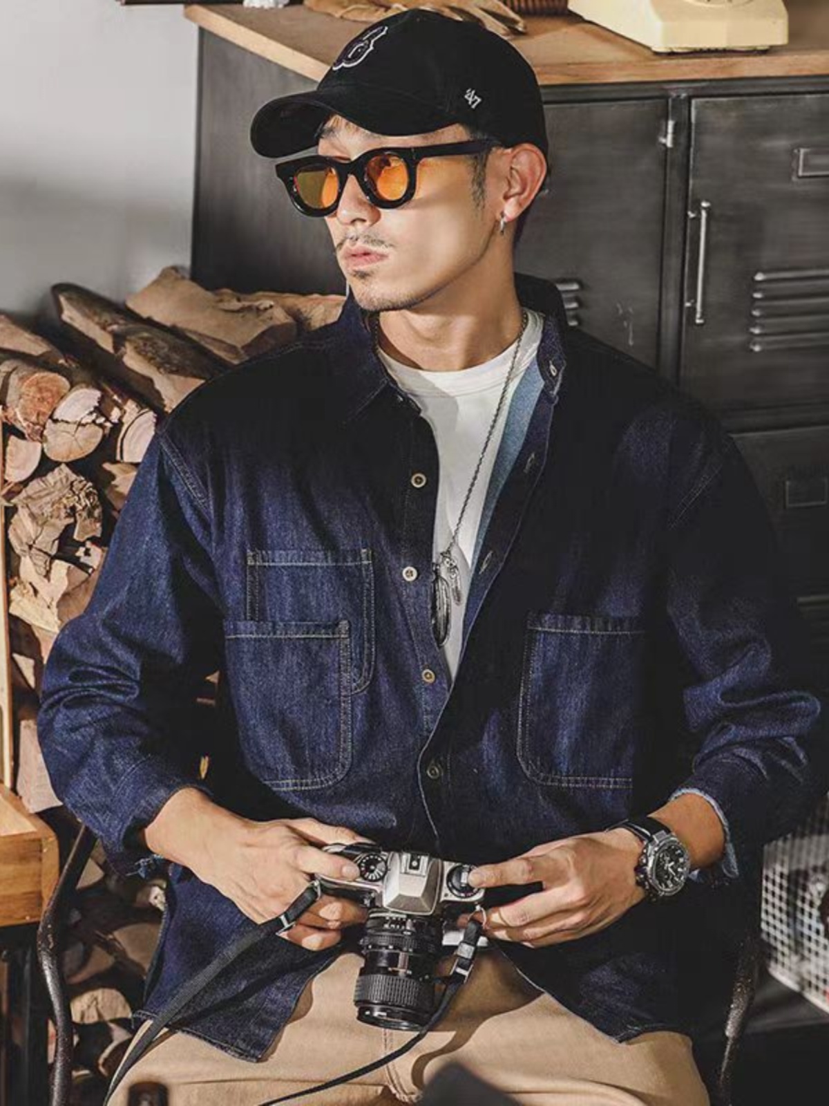 Мужская джинсовая куртка в аме – обзор и цена Mens Fashion Denim Jacket