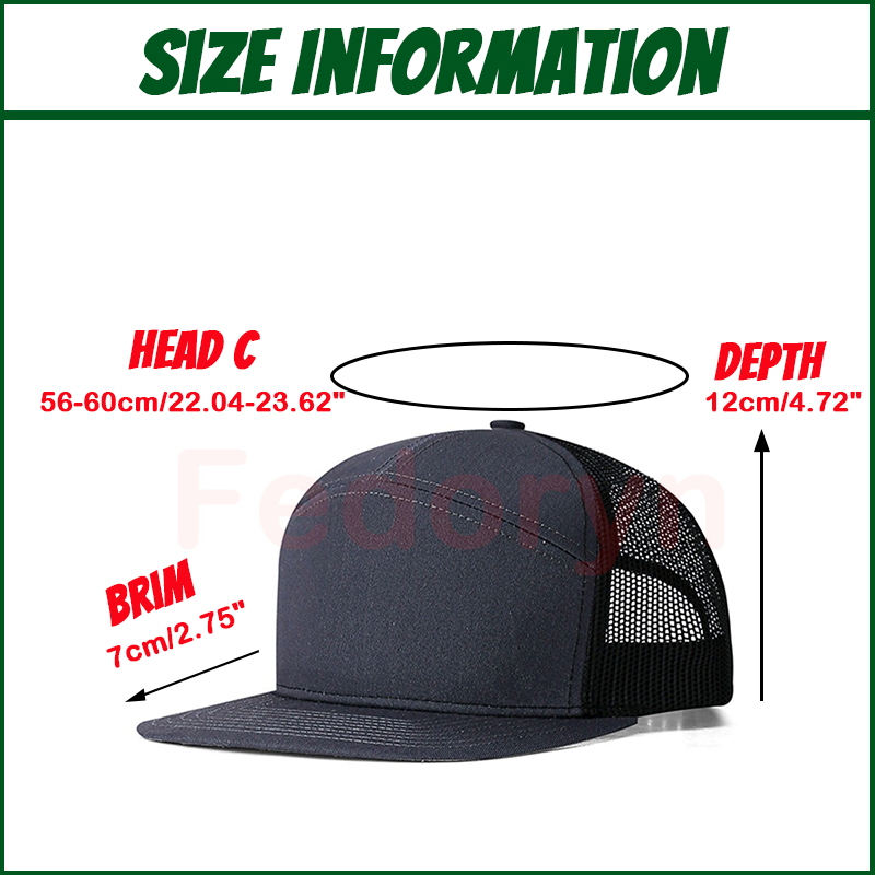 Fedoryn индивидуальная вышивка – обзор и цена Trucker Hat Cap