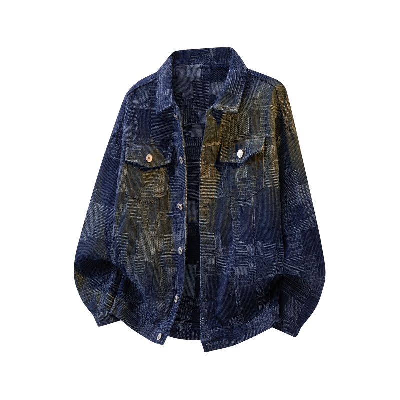 2026 Весенняя мужская потертая – обзор и цена Mens Fashion Denim Jacket