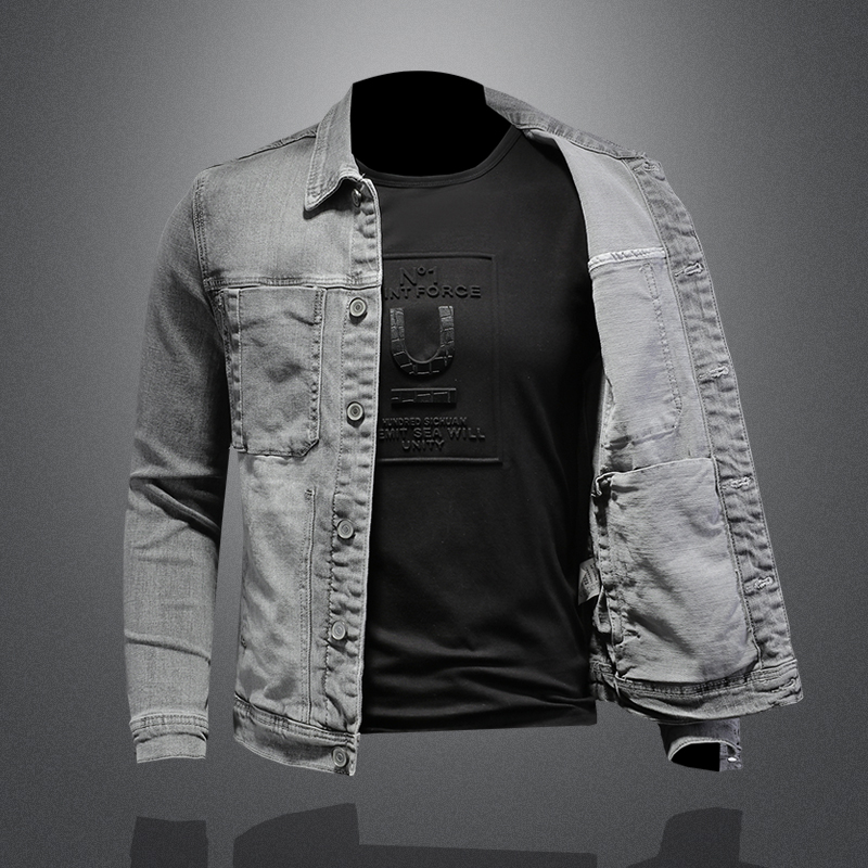 Модная мужская джинсовая куртк – обзор и цена Mens Fashion Denim Jacket