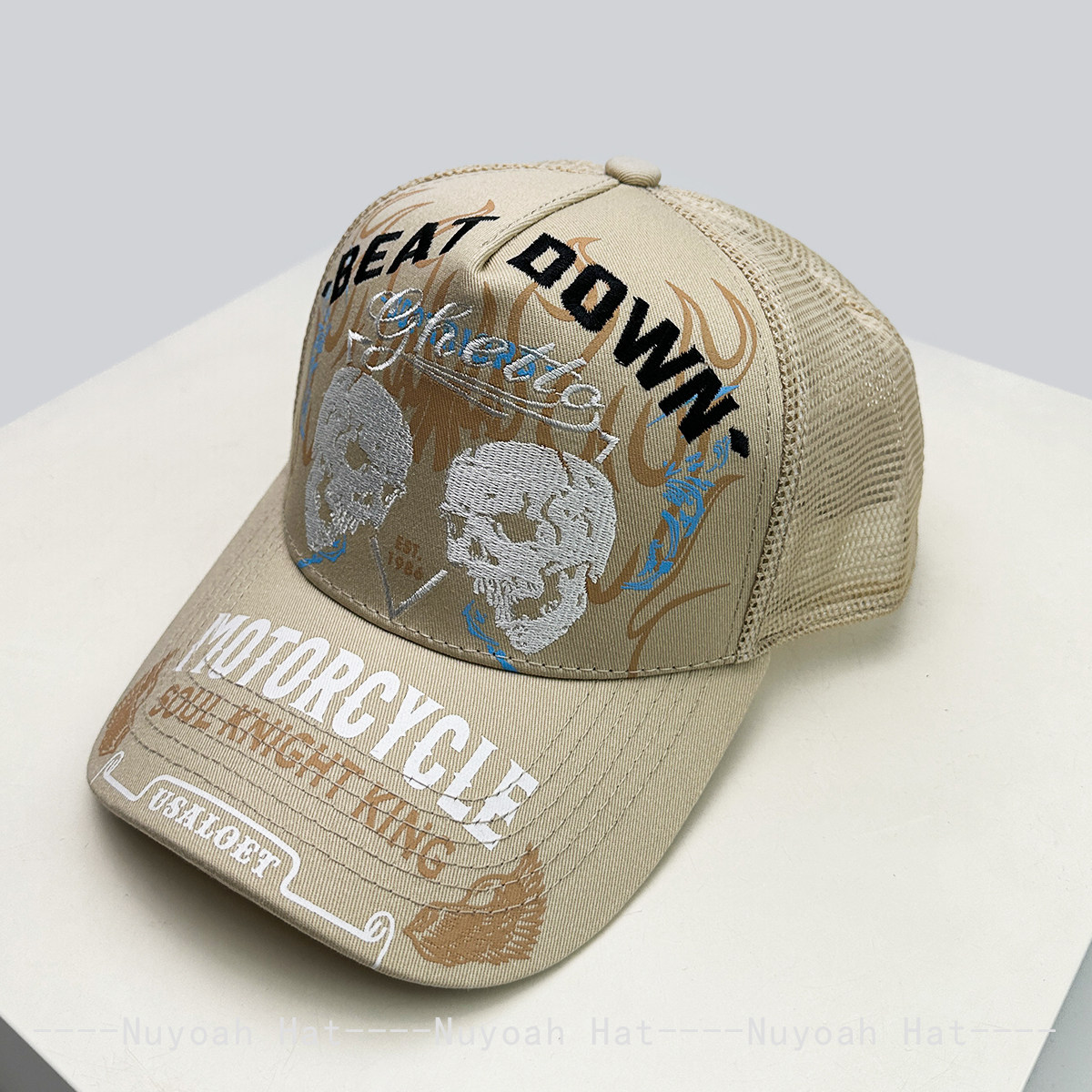 Бейсболка-тракер с вышивкой «П – обзор и цена Trucker Hat Cap