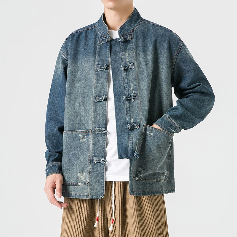 Мужская джинсовая куртка в кит – обзор и цена Mens Fashion Denim Jacket