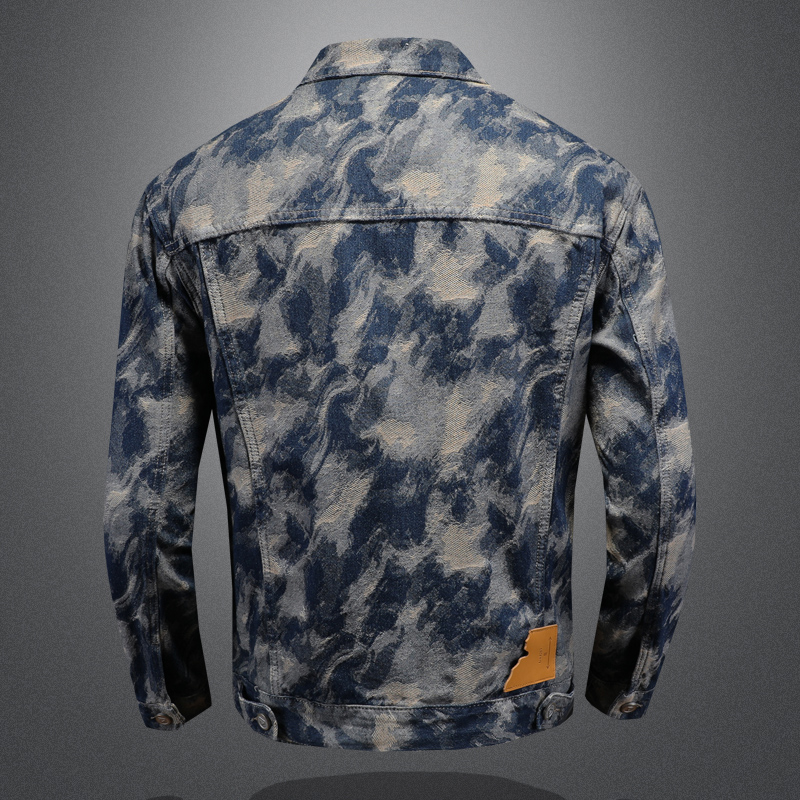 Весна 2025 года, винтажная джи – обзор и цена Mens Fashion Denim Jacket