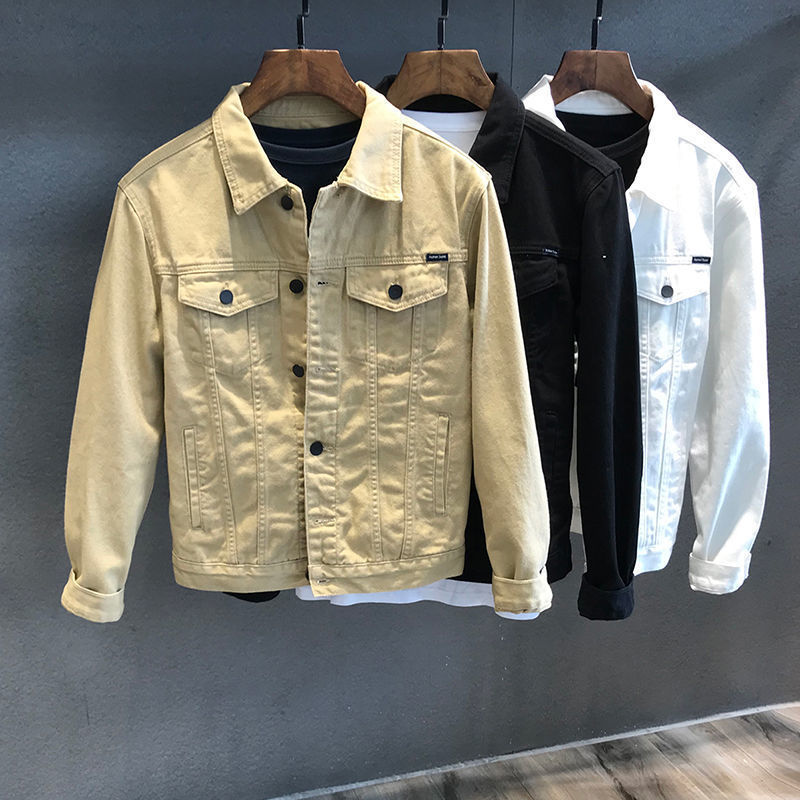 Весенне-осенняя мужская джинсо – обзор и цена Mens Fashion Denim Jacket