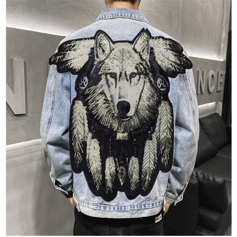 Американская винтажная джинсов – обзор и цена Mens Fashion Denim Jacket