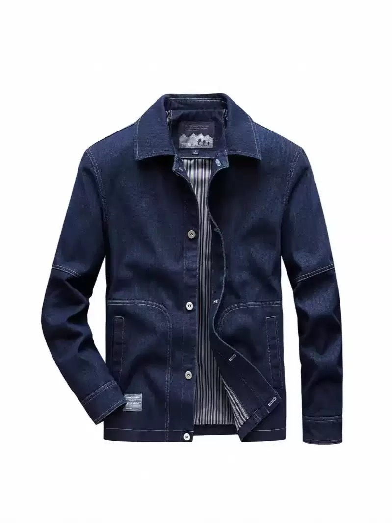 Осенне-весенняя модная тенденц – обзор и цена Mens Fashion Denim Jacket