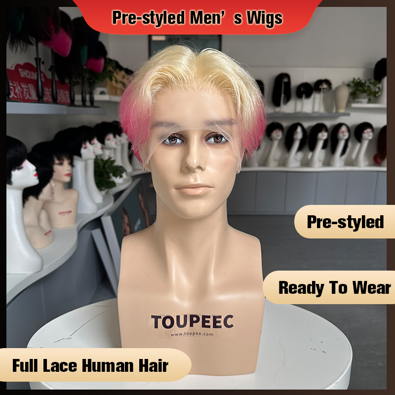 Мужской парик из натуральных в – обзор и цена Men Fashion Hair Style