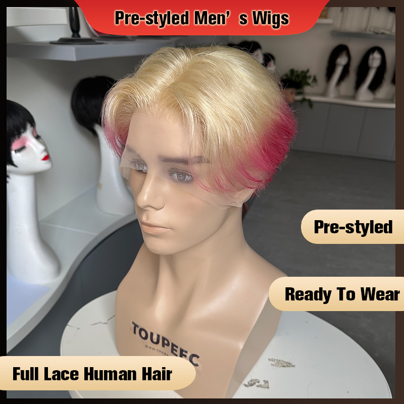 Мужской парик из натуральных в – обзор и цена Men Fashion Hair Style